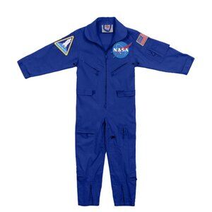 NASA Logo - Astronaut Youth Jr.Flight Suit (Costume) Size: 4/6
